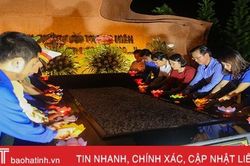 Lung linh ngàn ngọn nến tri ân anh hùng liệt sỹ Lý Tự Trọng