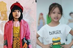 Bé gái vô gia cư phối đồ như người mẫu sắp được biểu diễn thời trang