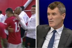 Cầu thủ MU và Liverpool ôm hôn nhau trong đường hầm, khiến Roy Keane 'ghê tởm'