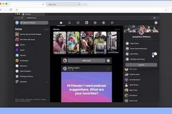 Facebook bắt đầu thử nghiệm 'chế độ tối' trên web