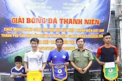 Sôi nổi Giải Bóng đá Thanh niên Công an TP Cần Thơ năm 2019