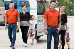Jennifer Phạm phát tướng, vội nép sau chồng khi bị chụp lén ở tháng thứ 7 thai kì