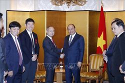Thủ tướng Nguyễn Xuân Phúc tiếp Tổng Giám đốc Tập đoàn Softbank