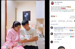 Bùi Tiến Dũng lên chức bố, lần đầu khoe ảnh 'công chúa Sushi'