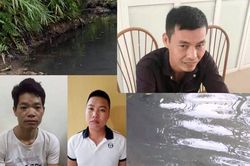 Khởi tố, bắt tạm giam 3 đối tượng đổ trộm dầu thải gây ô nhiễm nước sạch sông Đà