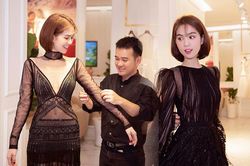 Ngọc Trinh mặc váy mỏng tang khoe dáng nuột nà, được NTK chăm sóc từng cen-ti-met trong phòng thử đồ