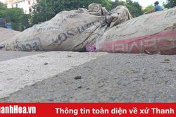 Hoàn trả mặt bằng không đảm bảo sau thi công đường điện ngầm, gây nguy hiểm cho người tham gia giao thông