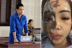 Cựu thiếu úy công an mua 38 lít axít tạt vợ sắp cưới vì ghen bị tăng thêm 2 năm tù
