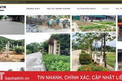 Hà Tĩnh xây dựng thành công phần mềm quản lý dữ liệu số nông thôn mới