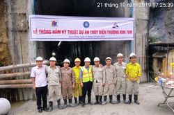 Thông hầm kỹ thuật tuyến năng lượng Thủy điện Thượng Kon Tum