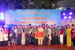 Sôi nổi Hội thi nấu ăn giỏi, hội chợ ẩm thực của Cụm Thi đua số 7