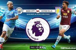 Soi kèo bóng đá Man City đấu với Aston Villa (18h30 hôm nay). Trực tiếp K+, K+PM