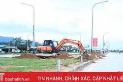 Lộc Hà đầu tư gần 11 tỷ đồng chỉnh trang đô thị khu vực trung tâm huyện