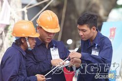 Sôi nổi cùng Hội thi 'Bàn tay vàng ngành xây dựng' năm 2019