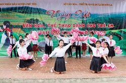 Ngày hội Văn hóa, thể thao cho trẻ em tại xã Huy Bắc