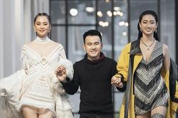 Lương Thùy Linh mở màn, Tiểu Vy làm vedette cho show thời trang của Lê Thanh Hòa