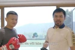 Pacquiao và tỷ phú Jack Ma gửi lời thách đấu trực tiếp tới Mayweather