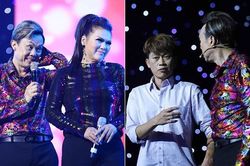 Hoài Linh nán lại đến cuối liveshow, giúp Chí Tài tỏ tình với vợ