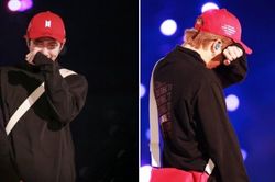 RM BTS bật khóc trên sân khấu ngày kết thúc tour 'Love Yourself: Speak Yourself'