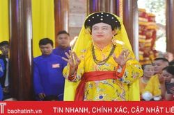 40 thanh đồng, đạo quan tham dự liên hoan thực hành tín ngưỡng thờ mẫu tam phủ tại Hồng Lĩnh