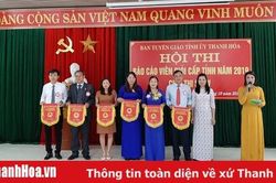 Chung kết Hội thi Báo cáo viên giỏi cấp tỉnh, cụm số 4