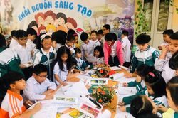 Nhiều trải nghiệm thú vị trong Ngày hội đọc sách