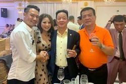 Quang Hải, Bùi Tiến Dũng lịch lãm mừng sinh nhật bầu Hiển