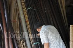 Tranh tre đậm hồn quê