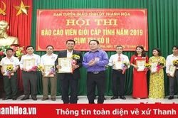 Ghi nhận từ Hội thi Báo cáo viên giỏi cấp tỉnh