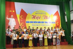 Hội thi Báo cáo viên giỏi cấp tỉnh năm 2019