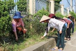 Phụ nữ Trung Thịnh chung tay bảo vệ môi trường