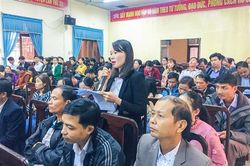 Bí thư Huyện ủy Gio Linh gặp gỡ, đối thoại với công nhân, viên chức, lao động