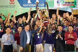 Ngược dòng thắng Quảng Nam 2-1, Hà Nội lần đầu vô địch Cúp Quốc gia