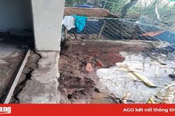Sạt lở bờ kênh 2 xã Phú Vĩnh và Tân An
