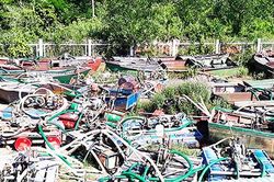 Diên Khánh: Xử lý tang vật tàu thuyền khai thác cát trái phép