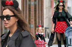 Irina Shayk và con gái hóa thành chuột Minnie dịp Halloween