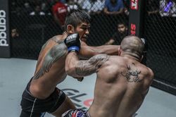 'Mãng xà Miến Điện' tung đòn siêu hiểm hạ knock-out võ sĩ Mỹ