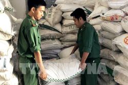 Thu giữ lượng lớn bia, đường cát nhập lậu từ Campuchia về Việt Nam