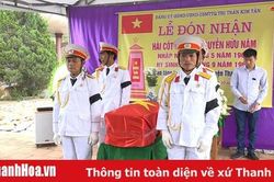 Huyện Thạch Thành: Đón và an tang hài cốt liệt sỹ Nguyễn Hữu Năm