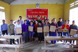Phòng Cảnh sát PCCC Hà Giang tặng quà vùng khó khăn