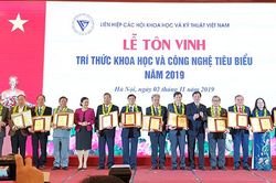 Tôn vinh 112 trí thức khoa học và công nghệ tiêu biểu năm 2019