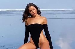 Hoa hậu Mỹ gây tranh cãi khi diện bikini xẻ quá cao