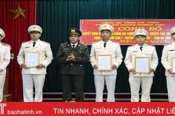 5 công an chính quy về đảm nhiệm chức danh công an xã biên giới Hà Tĩnh
