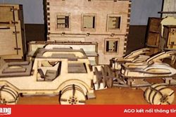 Sáng tạo với mô hình ráp gỗ 3D
