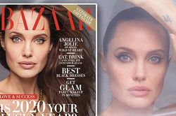 Phát sốt hình ảnh Angelina Jolie nude trên tạp chí ở tuổi 44