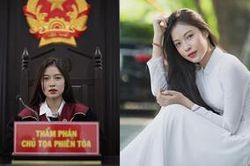 'Nữ thẩm phán' xinh đẹp từng 'gây sốt' khoe ảnh duyên dáng trong trang phục áo dài trắng