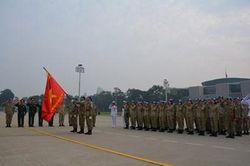 Bệnh viện Dã chiến cấp 2 số 2 báo công dâng Bác trước khi lên đường tới Nam Sudan