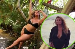 Mẫu béo Hunter McGrady tung ảnh hậu trường chụp hình áo tắm 'bỏng mắt'