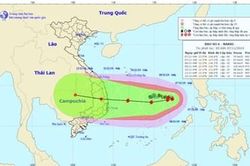 Bão số 6 có khả năng đổi hướng và liên tục mạnh thêm