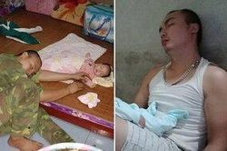 Hình ảnh chồng 'nhà người ta' ngủ gục khi thức chăm con giúp vợ khiến dân mạng phấn khích vì quá đáng yêu